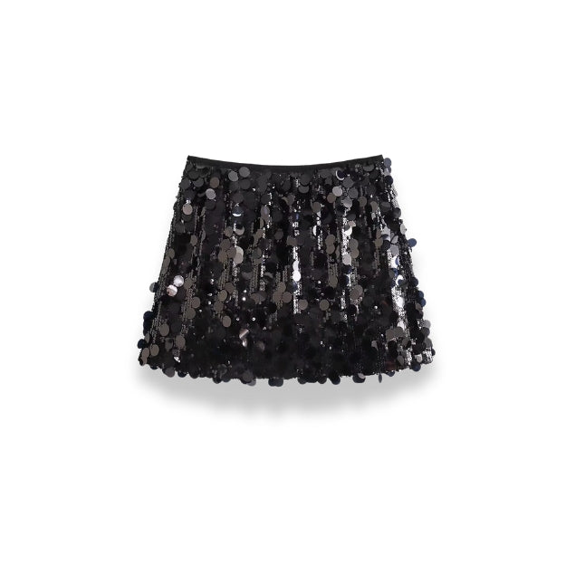 High-Waist Pleated Skort